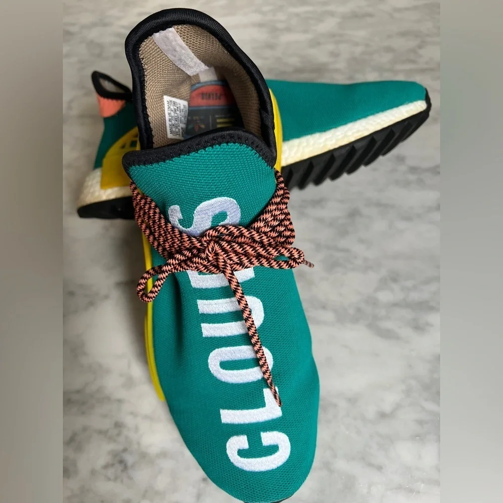 Adidas Human Race NMD Pharrell Sun Glow
Released November 11th, 2017 sz 11 - Picture 6 of 9